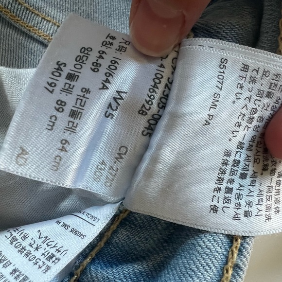 Levi’s wedgie skinny stretch light wash size 25 - Picture 7 of 10